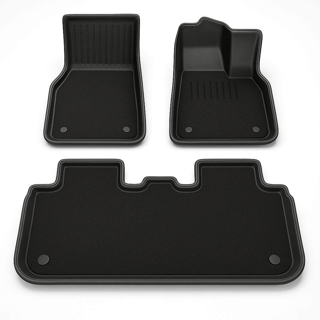 Tesla Golvmattor Set med matta material