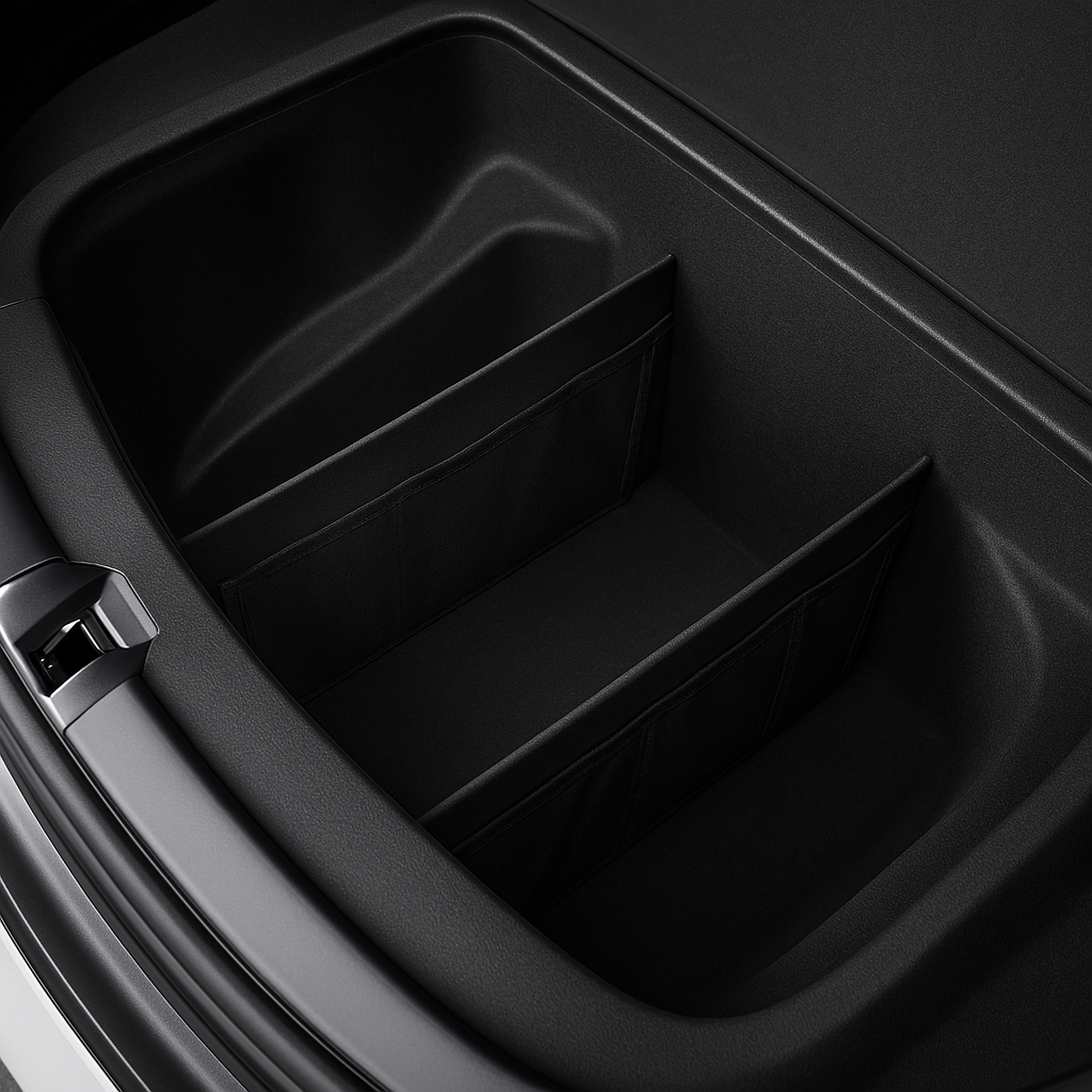 Bagageförvaring för Tesla Model 3/Y – Skräddarsydd organiserare för bakluckan
