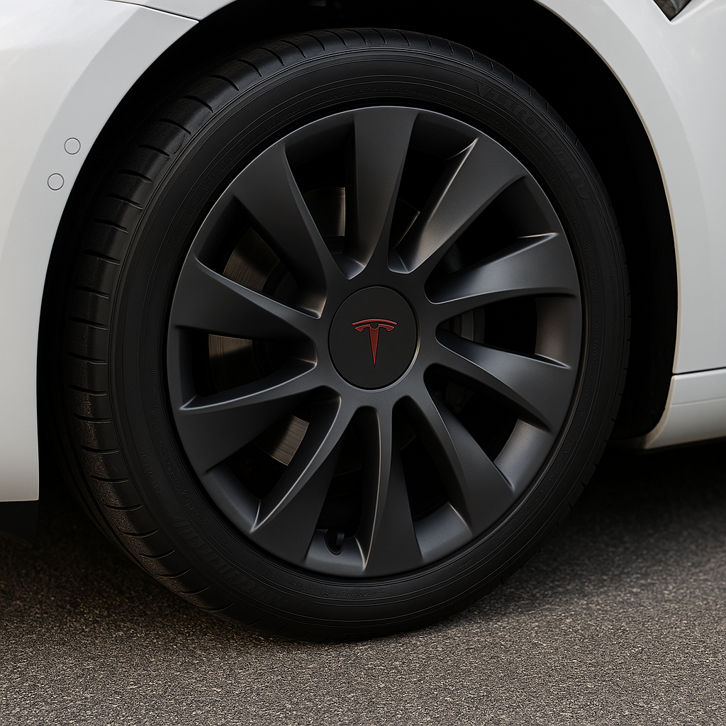 Tesla Navkapslar Däckkåpa 18” – Sportig Look & Skydd för Fälgar (MattSvart) (kopia)