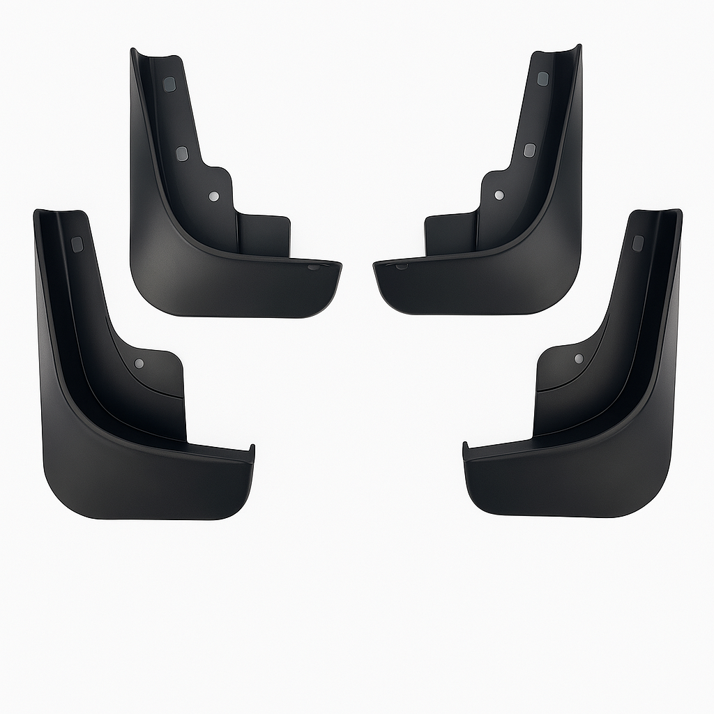 Stänkskydd Bakom Däcken / Mud Flaps – Tesla Model S (Komplett Set)