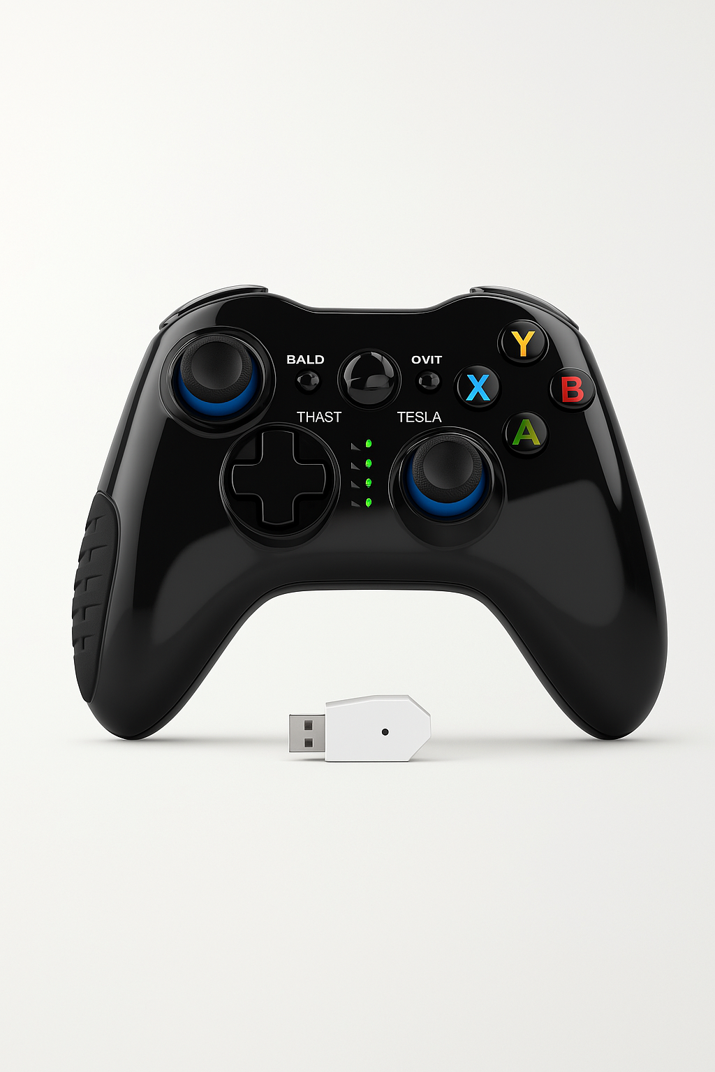 USB gamingkontroll för Tesla med responsiva knappar och plug & play-funktion
